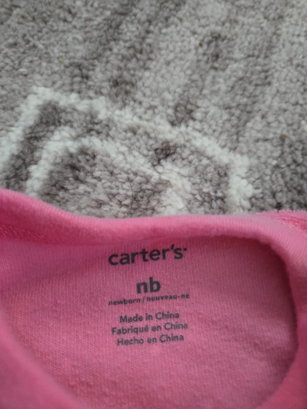 Carter's Pink Polka-Dot Fleece Footed One-Piece with Unicorn Feet
